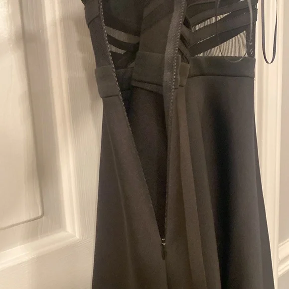 RESERVED Morgan and Company high neck fit and flare dress- 5 - Picture 13 of 14